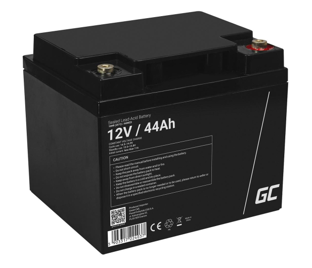 Green Cell Akumulator AGM VRLA  12V 44Ah - 547938 - zdjęcie